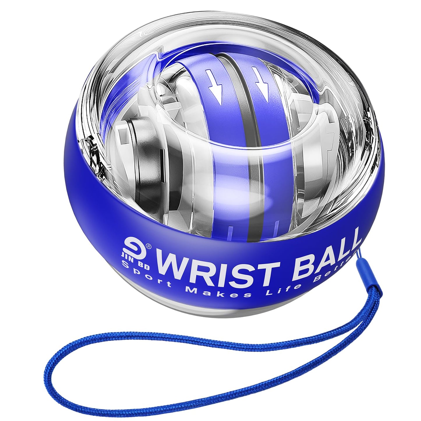 Wrist Trainer Ball Auto-Start Gyroscopic Forearm Exerciser Gyro Ball for Strengthen Arms, Fingers, Bones and Muscles