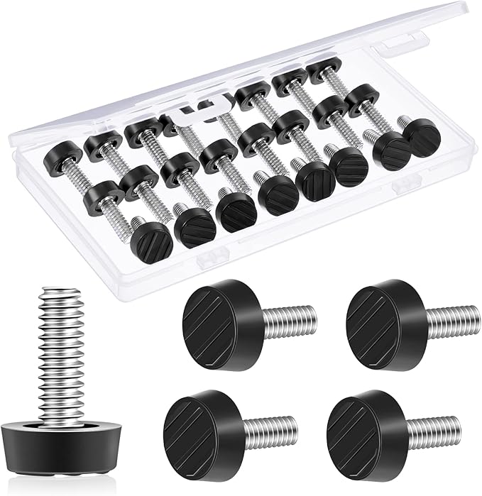 Hotop 1/4-20 UNC Thread Adjustable Table Levelers Screw Foot Levelers
