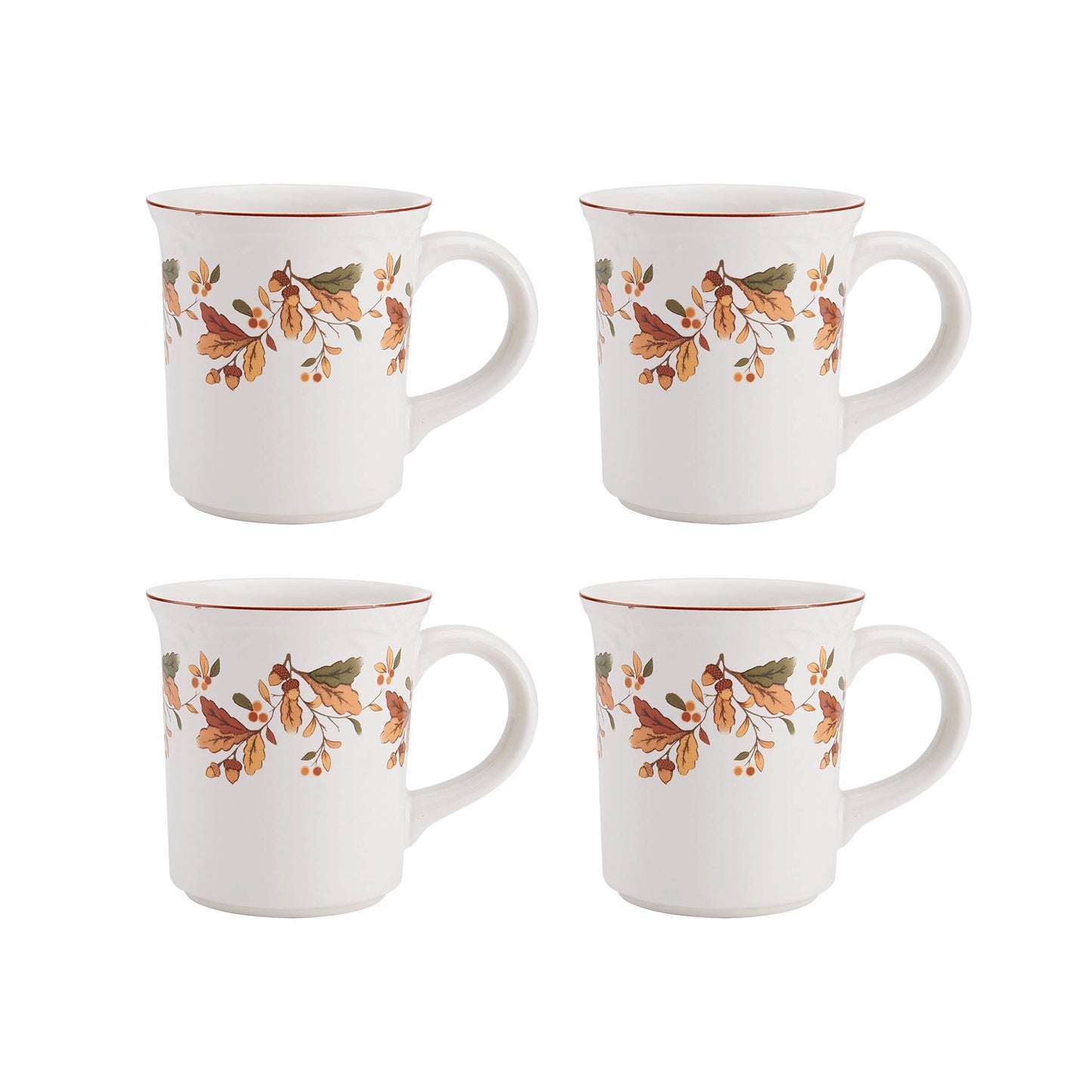 Pfaltzgraff Autumn Berry 16 Piece Dinnerware Set, Service for 4, Multi Colored