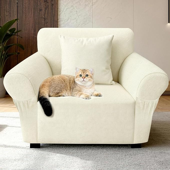 Armchair Slipcover with 1 Pillow Cover