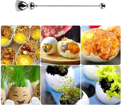 Egg Cracker Tool,Egg Topper, Egg Cutter,Egg Shell Remover,Matching Stainless Steel Egg Cutter Tool,Good In the Kitchen