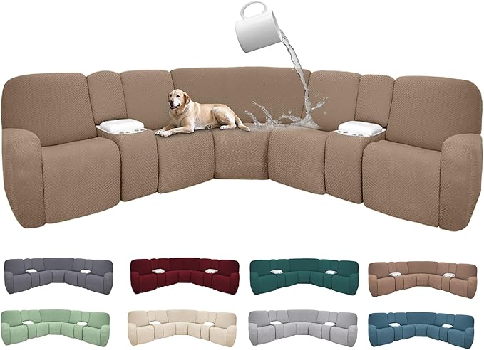 100% Waterproof Sectional Recliner Couch Covers