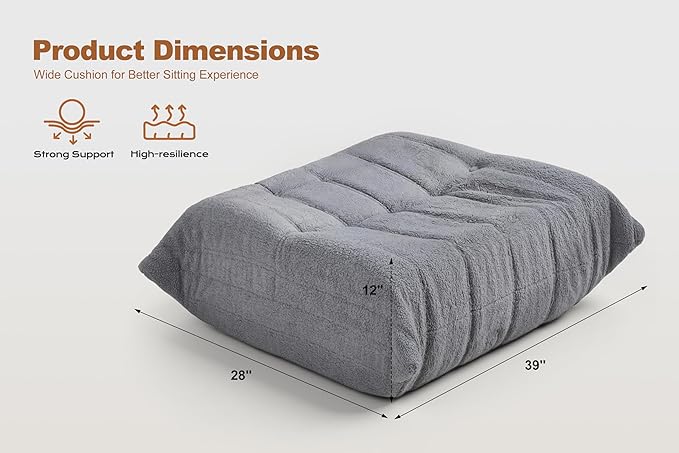 Bean Bag Pouf Ottoman, Foot Stool, Foot Rest