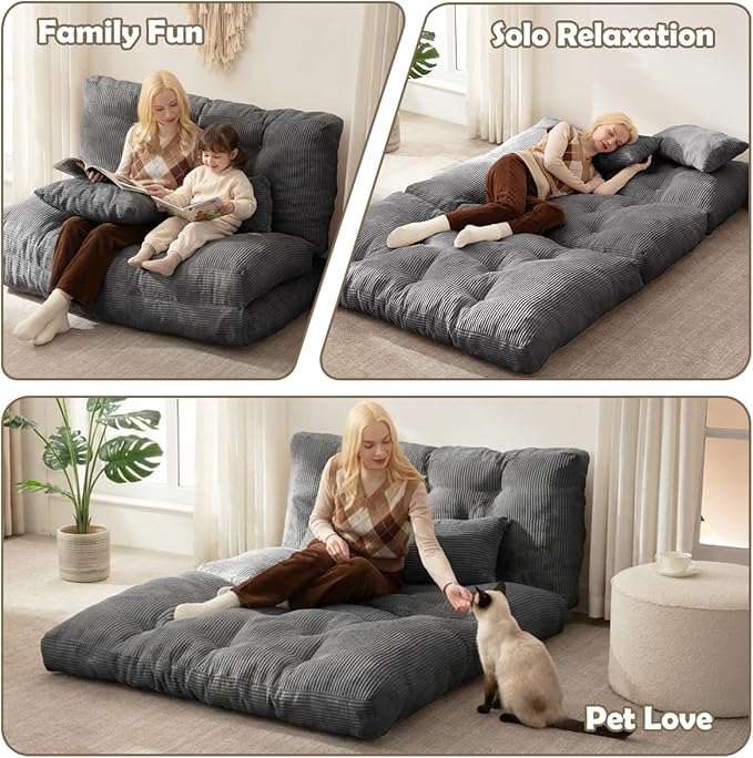 Folding Sofa Bed, Convertible Sleeper Chair