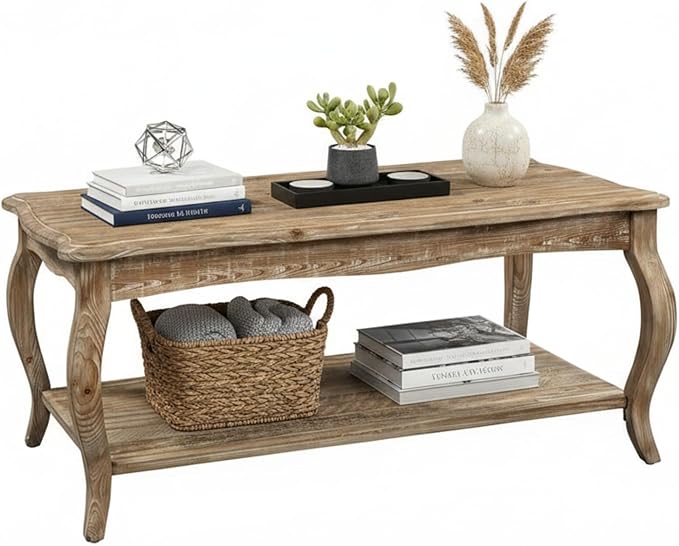 Alaterre Furniture Austerity 42-Inch Rustic Coffee Table