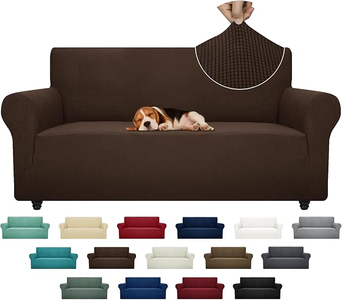 ZNSAYOTX Super Stretch Couch Cover Universal Sofa Covers
