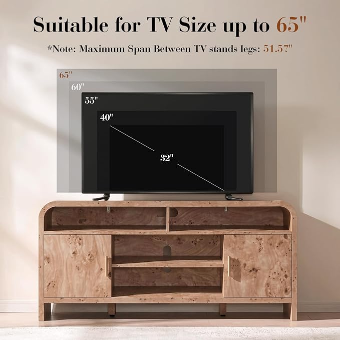 TV Stand for TVs Up to 65''