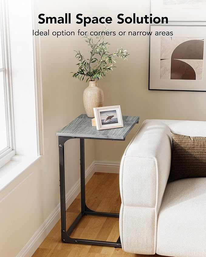 Pipishell C-Shaped Side Table, C Table