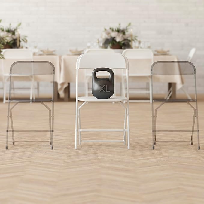 Flash Furniture Hercules Series Big & Tall Stackable Plastic Folding Chairs