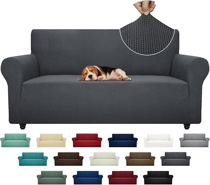 ZNSAYOTX Super Stretch Couch Cover Universal Sofa Covers