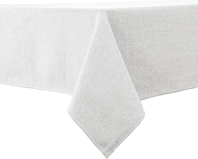 BALCONY & FALCON Rectangle Tablecloth Washable Wrinkle Resistant and Water