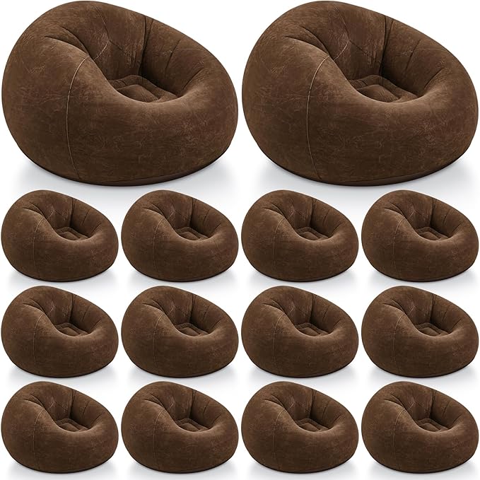 Realspring Inflatable Bean Bag Chairs Outdoor Blow up Camping Chairs Inflatable