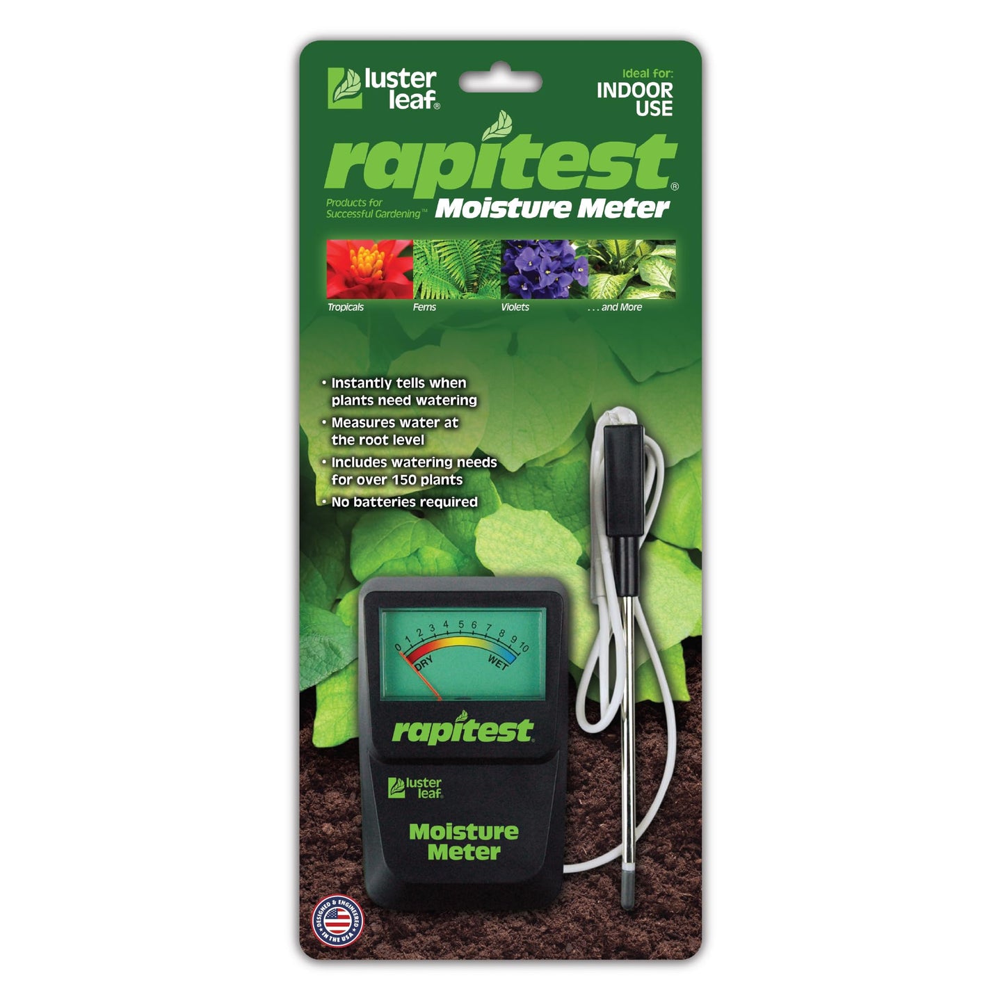Luster Leaf 1820 Rapitest Soil Moisture Meter