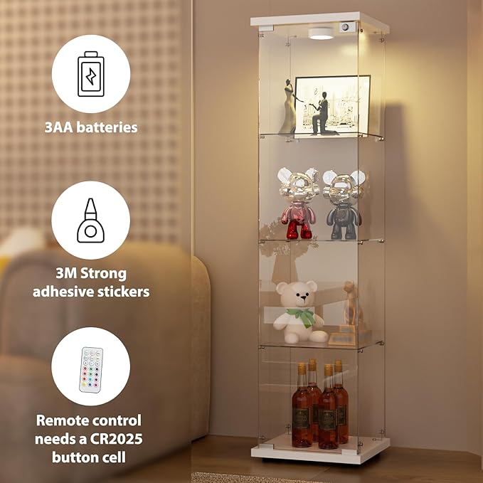 FANYUSHOW Glass Display Cabinet