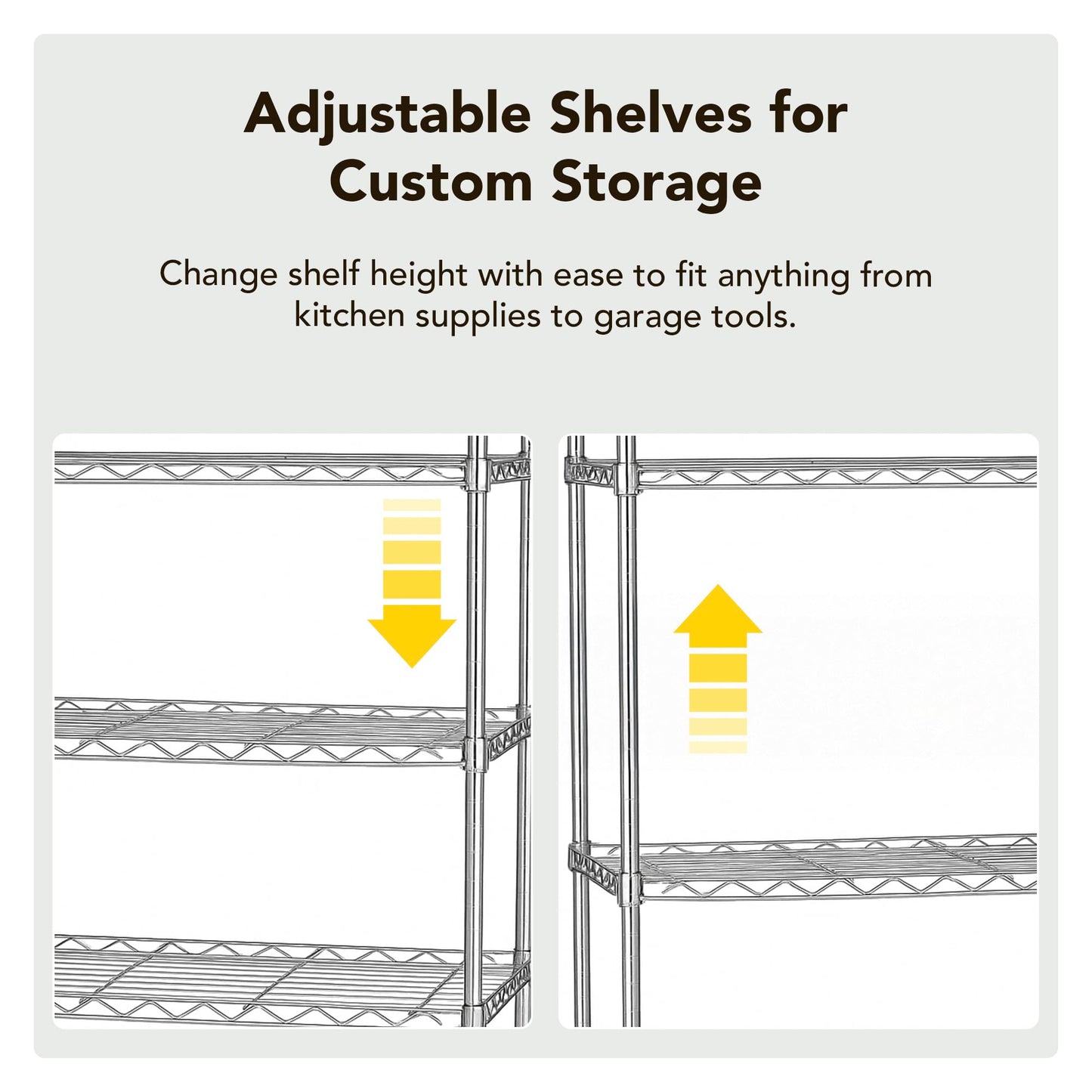 Displays By Jack 4 Tier Wire Shelving Unit Storage Rack, Metal Heavy Duty Utility Organization Units for Products Plant Standing Shelf, Pantry, Garage, Shelf Stand, Black, 14" W x 30" L X 48" H