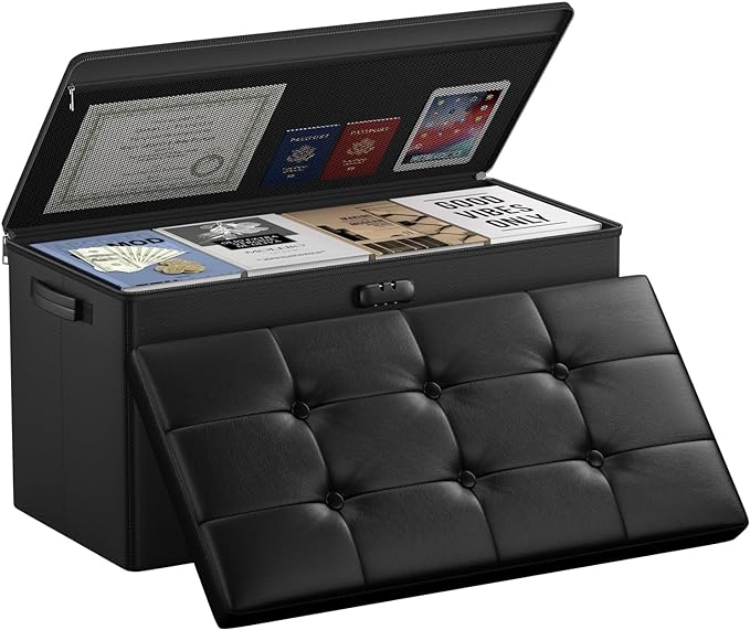DocSafe Storage Ottoman Bench