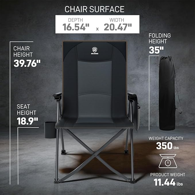 EVER ADVANCED Reclining Camping Chairs