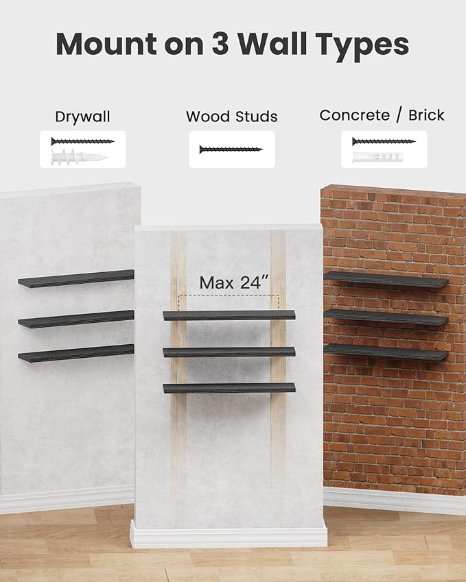 AMADA HOMEFURNISHING Floating Shelves, Wall Shelves