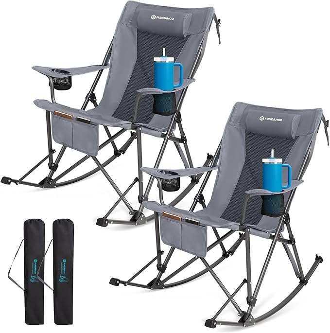 FUNDANGO Oversized Rocking Camping Chair
