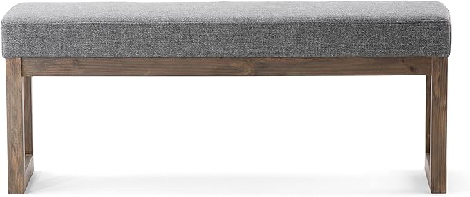 SIMPLIHOME Milltown Large Ottoman Bench