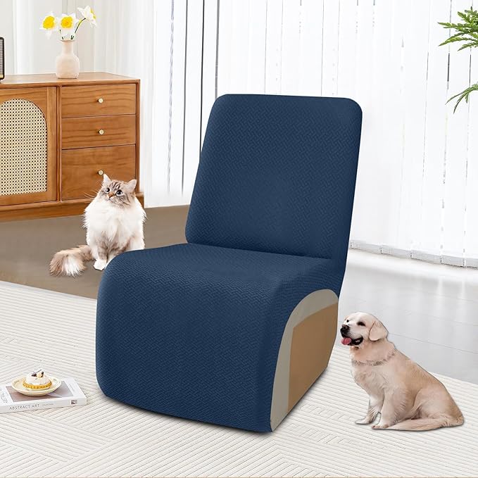 ALIECOM 100% Waterproof Recliner Sectional Couch Covers L Shape Stretch Corner