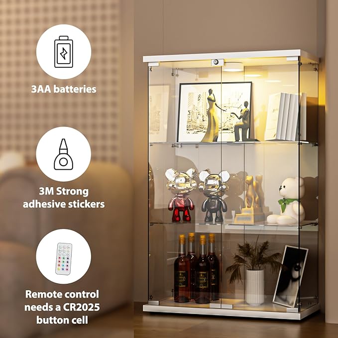 FANYUSHOW Glass Display Cabinet