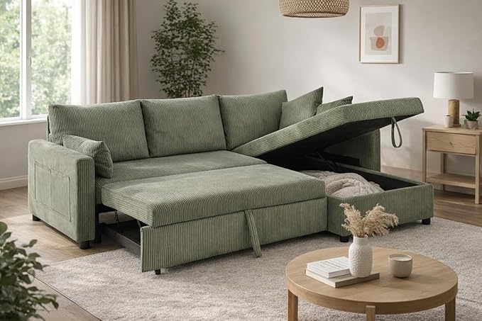 Queen Sleeper Sofa, Convertible Sofa Bed