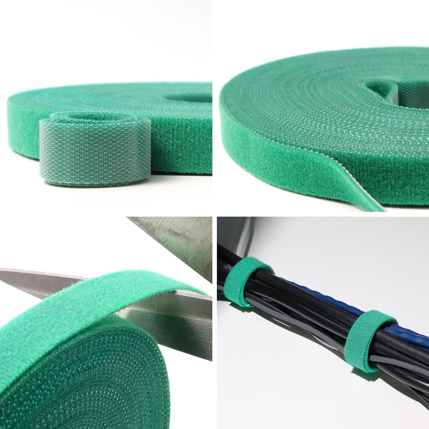 AUGHOA Plant Tape, 6 Roll 196 Ft Garden Tape, Reusable Garden Plant Ties, Adjustable Twist Ties for Tying Plants, Flowers, saplings and Vines (196 ft x 1/2 in)