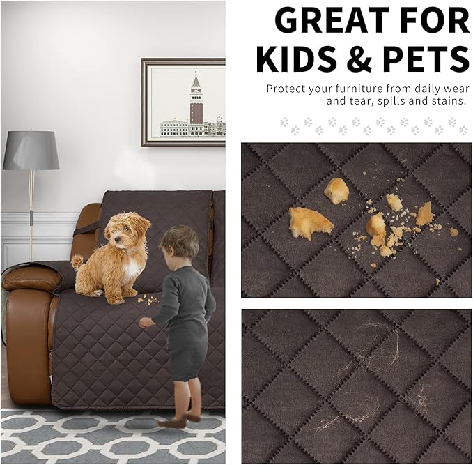 Easy-Going Recliner Sofa Cover, Reversible Couch Cover