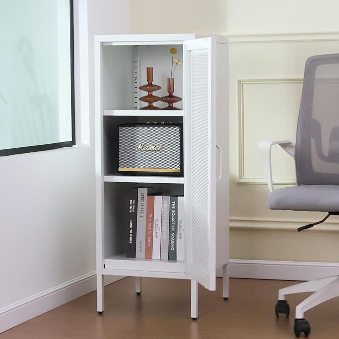 Slim Metal Storage Cabinet