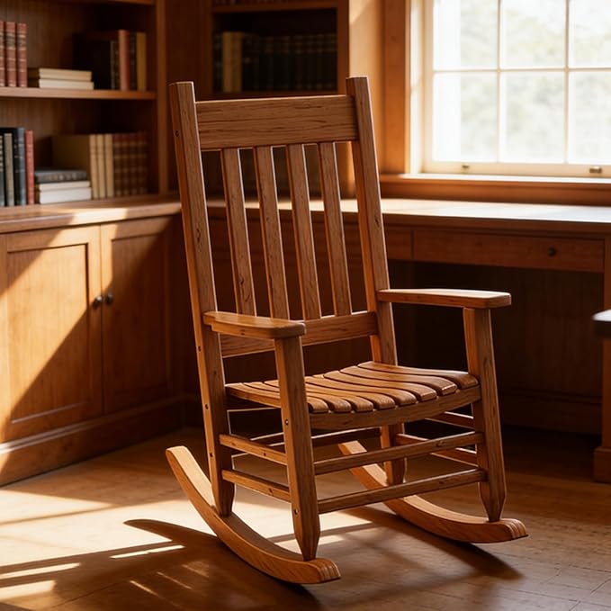 Oversized Outdoor Wooden Rocking Chair