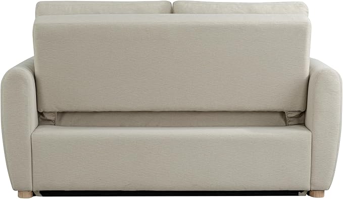 Serta Galway 66.5" Convertible Sleeper Loveseat, Full Size, Dreamcoil Comfort