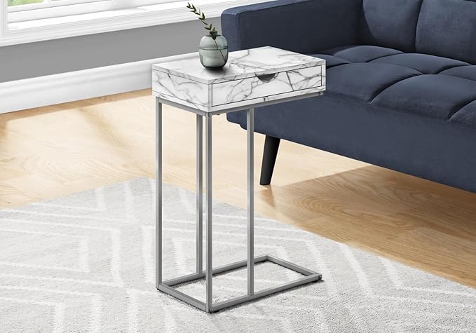 Monarch Specialties I 3772 Accent Table, Storage Drawer, Living Room