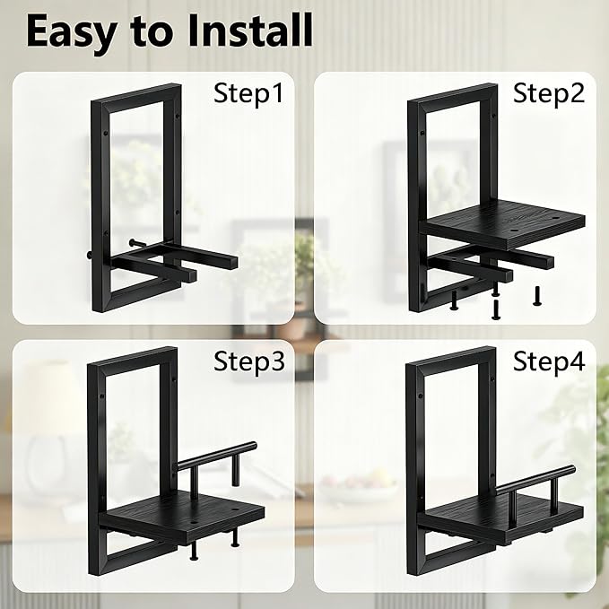 Sbosbo Floating Shelves for Wall, Plant Shelf Indoor, Wall Planters for Indoor