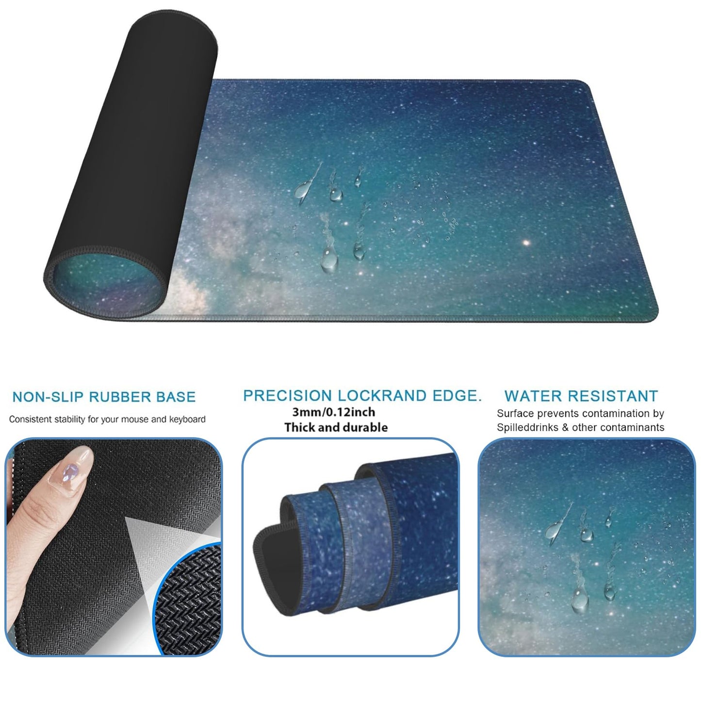 ainori Gothic Skull Gaming Mouse Pad,12x31.5in Non-Slip Rubber Rose and Elegant Goth Dark Desk Mat,Large Extended Halloween Mousepad for Office Home Laptop,Mice Pads Gifts,Game Lover Deskmat Decor