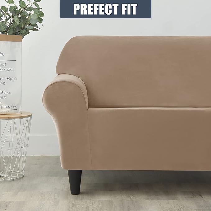 Stretch Sofa Slipcover, Soft Thick Velvet Couch Sofa Cover Furniture Protector