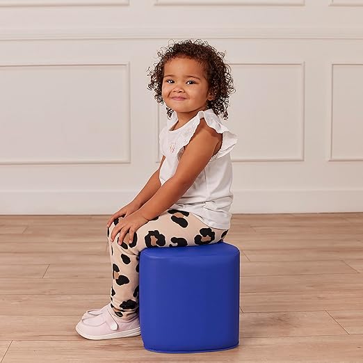 ECR4Kids SoftZone Toddler Modular Stool Set, Flexible Seating