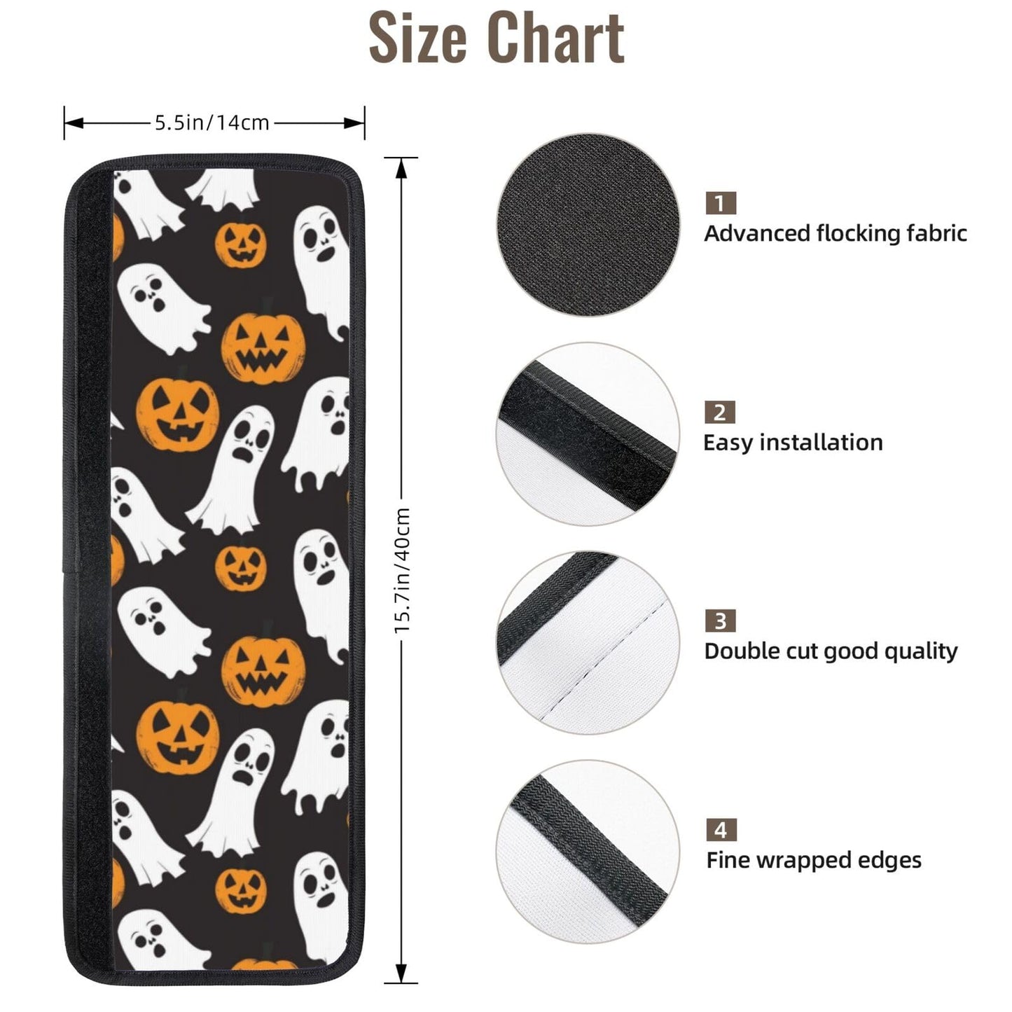 Buyidec Refrigerator Door Handle Covers Halloween Ghost Pumpkin Fridge Handle Cover Washable Dishwasher Microwave Fridge Oven Door Decor Handle Cover Keep Your Kitchen Appliances Clean