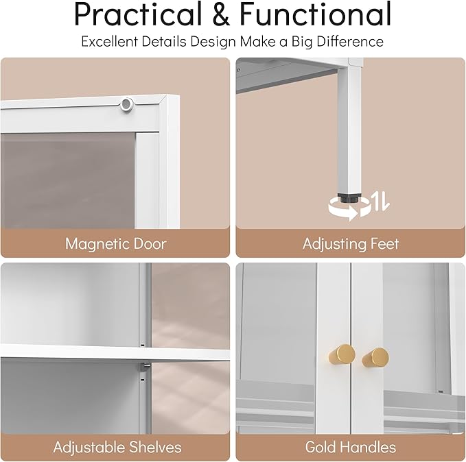Polup Glass Display Cabinet