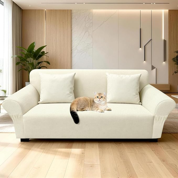 Loveseat Slipcover with 2 Pillow Cover