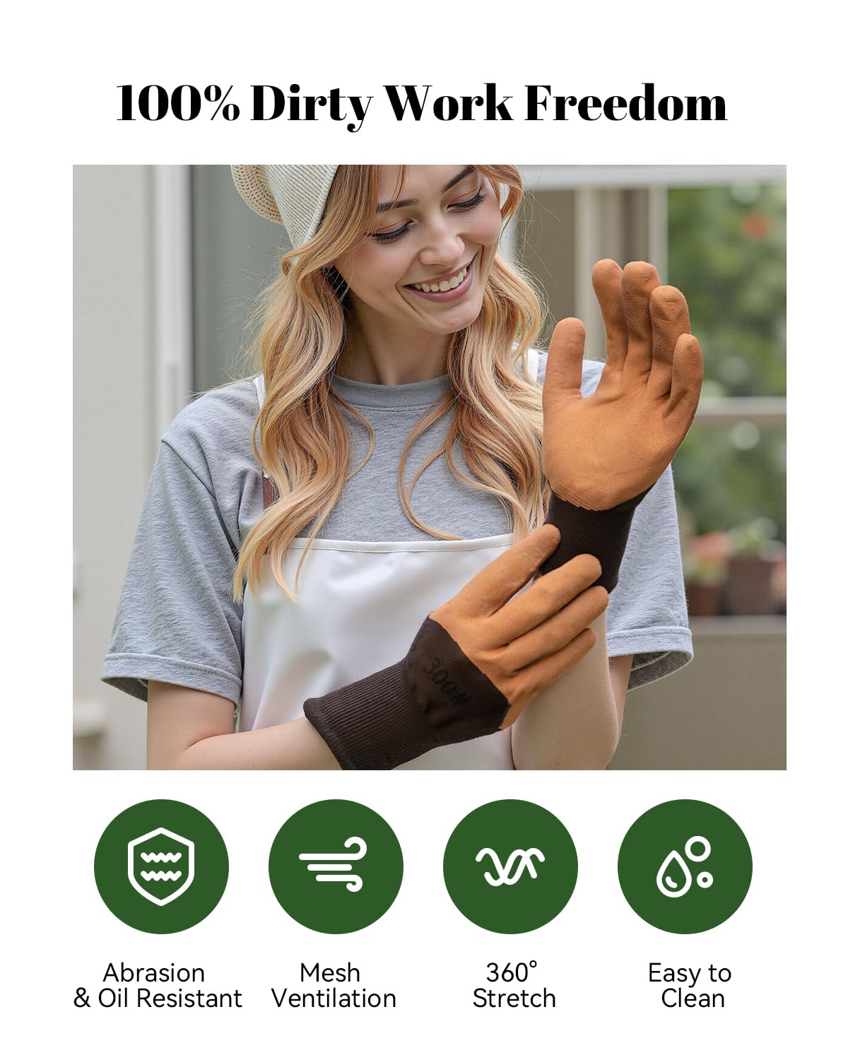 VerdantVibes 9-Piece Garden Tool Set - Heavy Duty Gardening Hand Tools with Ergonomic Non-Slip Grips, Rust-Resistant Shovel, Trowel, Rake, Pruner & Storage Bag - Ideal Gardening Gifts for Women