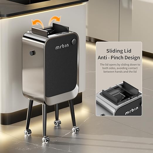 Mrbin Motion Sensor Bathroom Trash Can