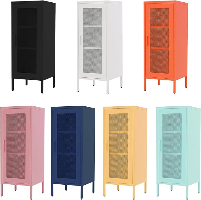 Slim Metal Storage Cabinet