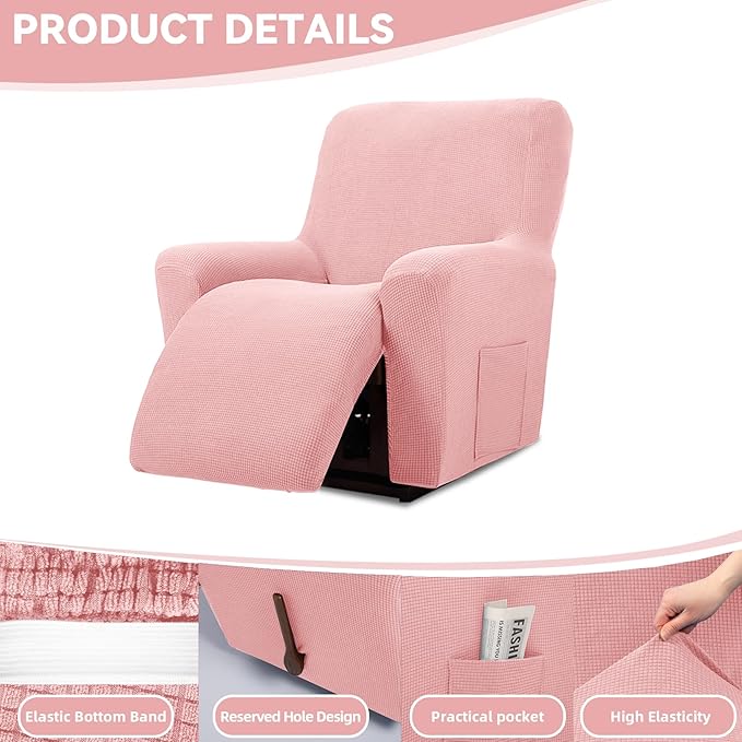 Cupuamon Recliner Chair Covers, Lazy Boy Recliner Covers Stretch Reclining
