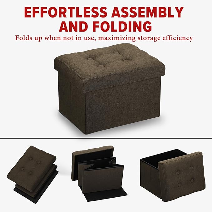 LINMAGCO Ottoman Storage Ottoman