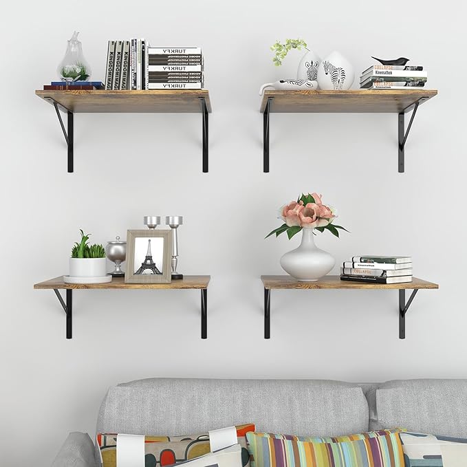Deep Floating Wall Shelves