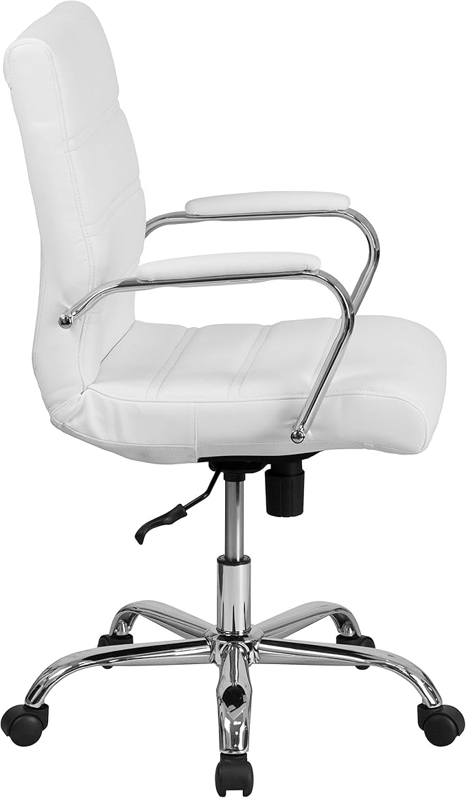 Flash Furniture Whitney Mid-Back Swivel LeatherSoft Desk Chair
