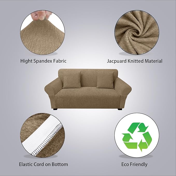 Loveseat Slipcover with 2 Pillow Cover