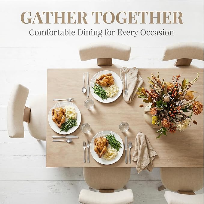 VESCASA Upholstered Farmhouse Dining Chairs