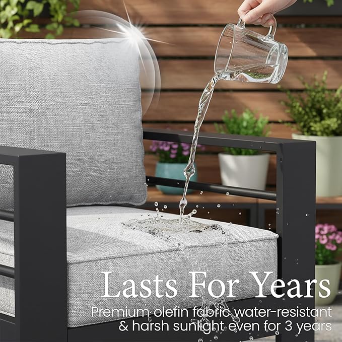 LayinSun Aluminum Furniture Set